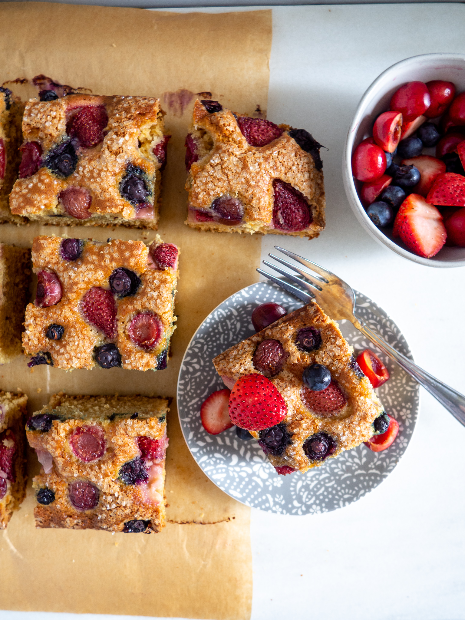 Buttermilk and Berry Cake